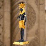 Statue décorative égyptienne avec deux figures divines