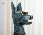 Statue Dobermann stylisée, article de table