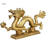 Statue dragon en matériau élégant pour décoration intérieure