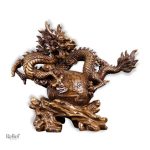 Sculpture moderne de dragon chinois en design unique