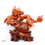 Statue de dragon chinois en style contemporain