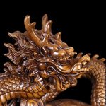 Sculpture artistique de dragon pour intérieur moderne