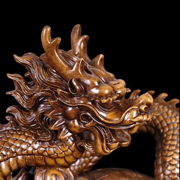 Sculpture artistique de dragon pour intérieur moderne