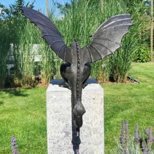 Statue de jardin dragon, 30 cm, style unique