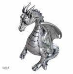 Statue dragon en résine pour jardin, 20 cm, décoration extérieure