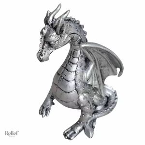 Statue dragon en résine pour jardin, 20 cm, décoration extérieure