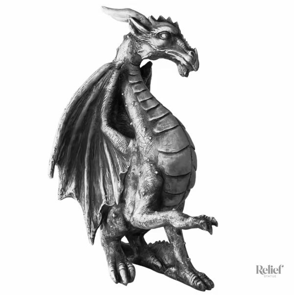 Décoration de jardin : dragon en résine pour embellir l'espace extérieur