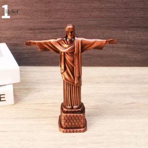 Figurine en métal du Christ, hauteur 18 cm