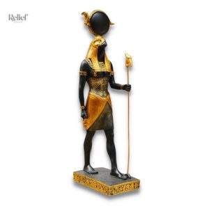 Statue Égyptienne Déco Dieu Râ en résine