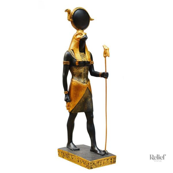 Statue hommage au Dieu Râ, inspiration égyptienne
