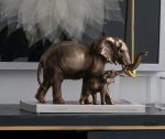 Décoration éléphant africain, 30 cm, objet d'art
