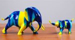 Figurine éléphant familiale, pièce décorative unique