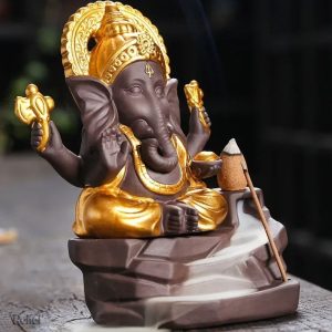 Décoration spirituelle éléphant Ganesh, statue 15 cm
