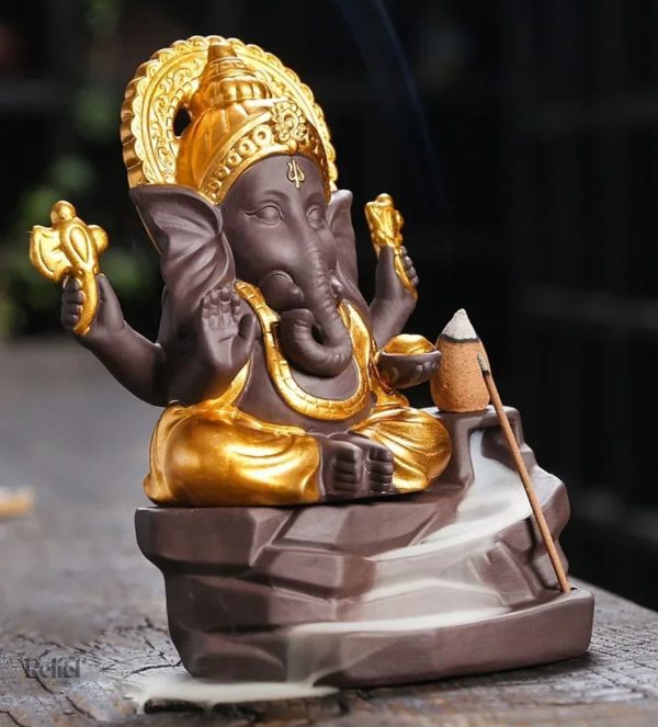 Décoration spirituelle éléphant Ganesh, statue 15 cm