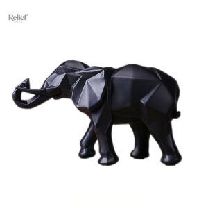 Éléphant en origami, 15 cm, art décoratif asiatique