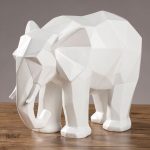 Sculpture résine éléphant de grand format