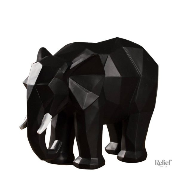 Éléphant en résine pour décoration intérieure