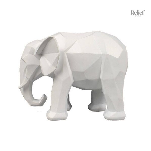 Figurine éléphant en résine élégante