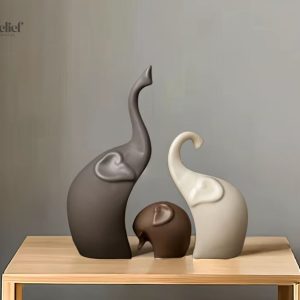 Éléphant décoratif style nordique pour intérieur moderne