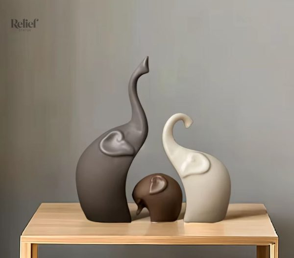 Éléphant décoratif style nordique pour intérieur moderne