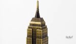 Objet de collection en métal, Empire State Building, 22 cm