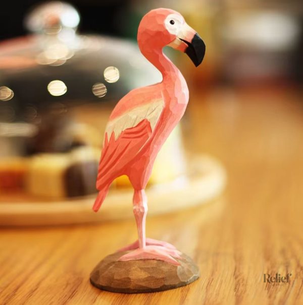 Statue décorative flamingo, style contemporain