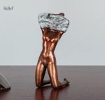Statue en bronze femme nue 17 cm