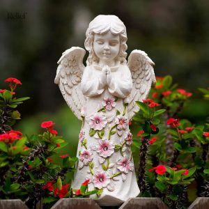 Statue ange avec LED pour décoration extérieure