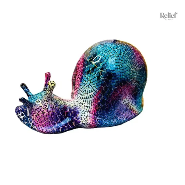 Objet décoratif escargot en style moderne