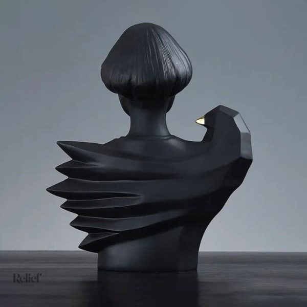 Statue moderne, femme art décoratif