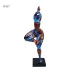 Décoration statue femme, style contemporain, 46 cm