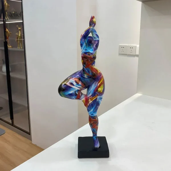 Figure féminine décorative, statue de 46 cm