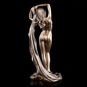 Figurine artistique de femme nue, 22 cm de hauteur
