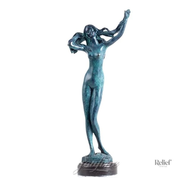 Statue Femme Nue en Bronze 37 cm