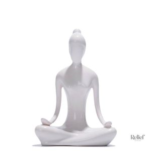 Statue Femme Yoga Zen 8 à 14 cm