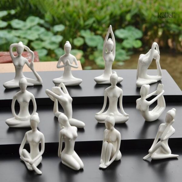 Art décoratif inspiré du yoga et de la paix