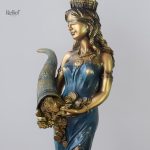 Statue grecque Fortuna, symbole de chance