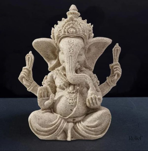 Statue Ganesh 9 cm en résine artisanale
