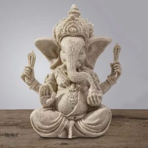 Statue de Ganesh, symbole de prospérité, 9 cm