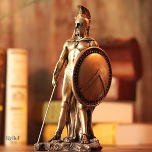 Figurine de gladiateur, sculpture artistique