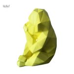 Décoration de jardin : statue Gorille en origami 23 cm