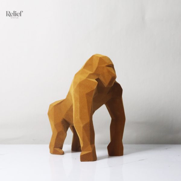 statue-gorille-origami-1-1 Statue de gorille origami 29 cm en décoration moderne