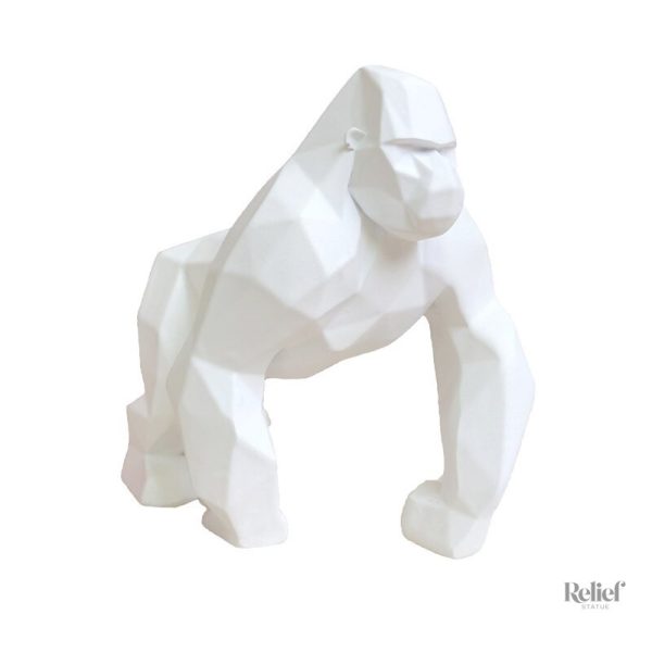 Art de la statue gorille, design élégant 12 cm