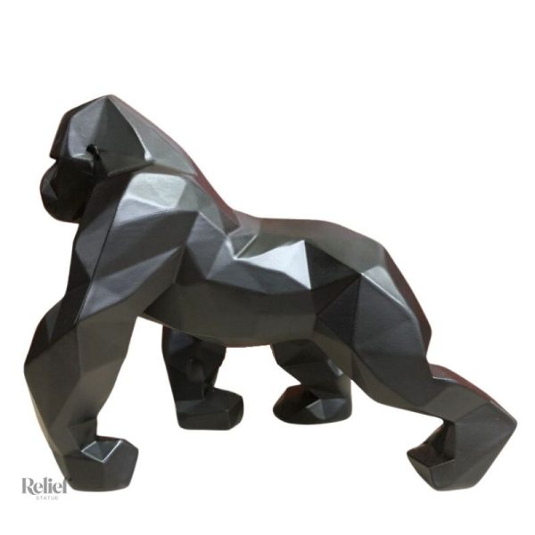Statue originale de gorille, 12 cm, style origami