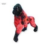 Statue Gorille en peinture, 27 cm de hauteur