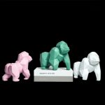 Gorille origami, pièce décorative unique