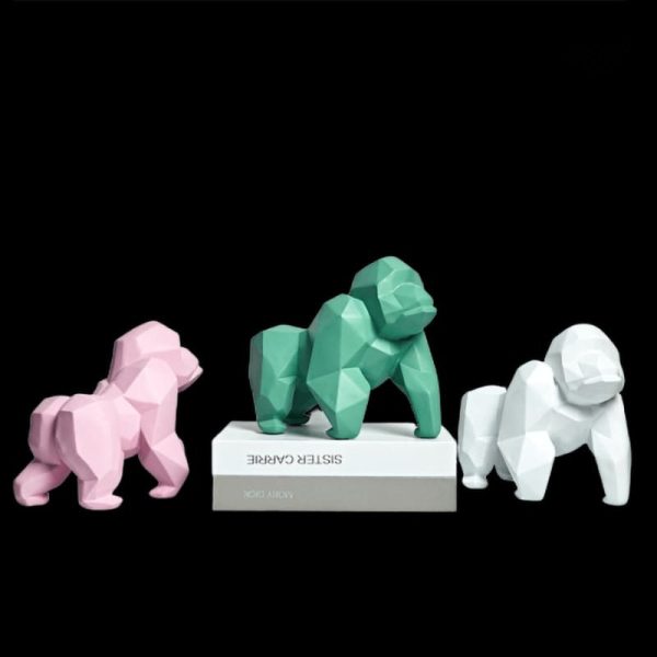 Gorille origami, pièce décorative unique