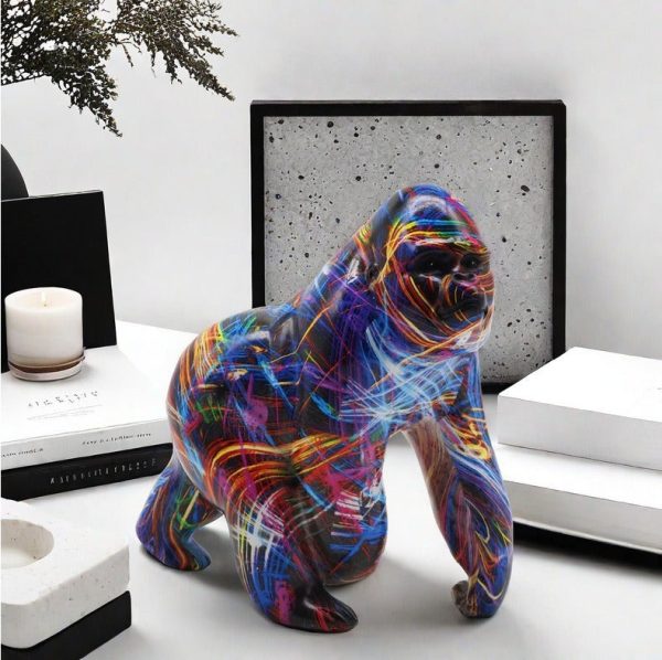 statue-gorille-resine-lasr-17-cm-1 Statue de gorille en résine laser 17 cm