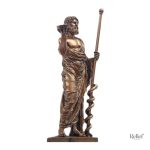 Représentation grecque d'Asclépios, symbole de santé et de bien-être