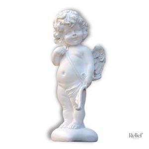 Statue Cupidon en style grec, art classique et élégant